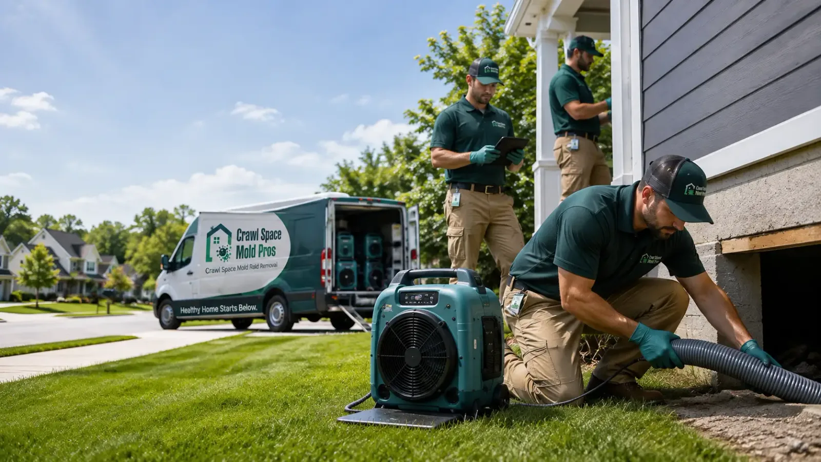 Crawl Space Mold Removal in Shelby, OH